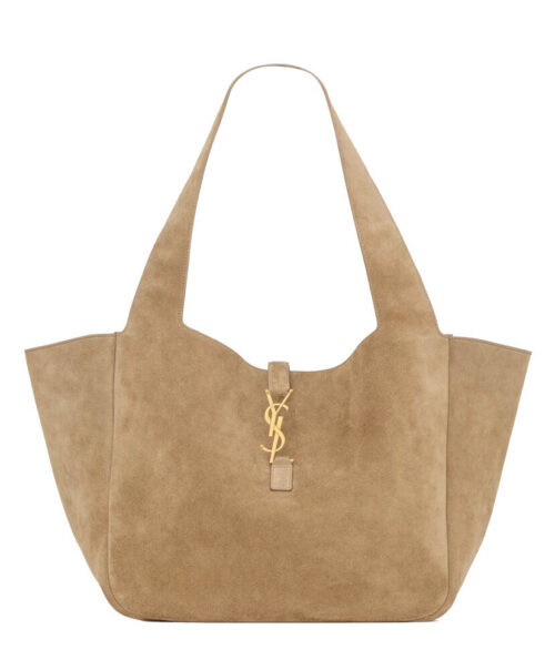 Saint Laurent Le 5 A 7 Bea In Suede Fawn